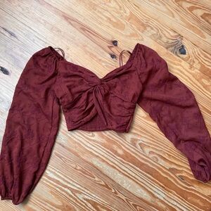 Urban Outfitters Knit Cropped Blouse